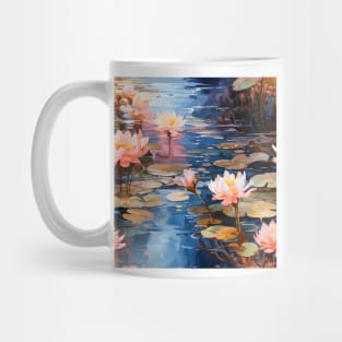 Monet Style Water Lilies 15 Mug